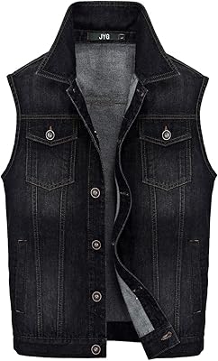 Jyg veste de camionneur décontractée sans manches en jean pour hommes. La boutique DIAYTAR COTE D'IVOIRE se distingue par sa diversité de produits et son engagement à offrir un service client de haute qualité. Avec des délais de livraison rapides et des modes de paiement sûrs, elle est devenue une destination de confiance pour les consommateurs ivoiriens. Les clients apprécient la variété des marques et des produits proposés.