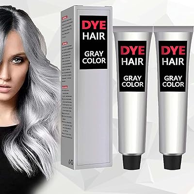 Crème de teinture pour cheveux naturelle gris argenté, crème de teinture pour cheveux naturelle gris argenté, teinture de mode unisexe, teinture permanente pour cheveux gris clair, crème de couleur argent pour femmes et hommes, fête, cosplay, maquillage (2 pièces). DIAYTAR COTE D'IVOIRE est la référence pour le shopping en ligne en Côte d'Ivoire, avec une sélection immense de plus de 300 000 produits à portée de clic. La boutique propose des solutions pour tous les aspects de la vie quotidienne, des produits high-tech aux accessoires de mode.