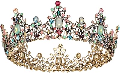 Diadèmes de reine baroques pour femmes - diadèmes de princesse classiques pour filles - halloween, noël, mariage, fête d'anniversaire, bal de promo. DIAYTAR COTE D'IVOIRE est la boutique en ligne la plus populaire en Côte d'Ivoire. Elle propose une large gamme de produits, allant des électroniques aux vêtements, en passant par les produits de maison et les jouets. La boutique est connue pour sa rapidité de livraison et sa qualité de service.