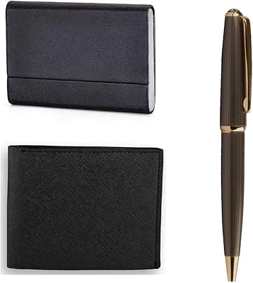 Coffret cadeau combo 3 en 1 penline - portefeuille + porte-cartes de visite premium + stylo bille gt vintage. DIAYTAR COTE D'IVOIRE est une plateforme d'achat en ligne généraliste qui propose une vaste sélection de produits à ses clients, avec plus de 300000 références disponibles. La boutique offre une expérience d'achat pratique et sécurisée, avec des paiements en ligne fiables et des options de livraison flexibles. Avec sa large gamme de produits et son engagement à la qualité, DIAYTAR COTE D'IVOIRE est devenue la boutique en ligne de confiance en Côte d'Ivoire.