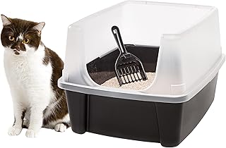 Bac à litière pour chat iris usa, bac à litière pour chat à parois hautes avec pelle, noir. Avec plus de 300000 références, DIAYTAR COTE D'IVOIRE est la boutique en ligne idéale pour tous vos achats. Nous proposons une gamme variée de produits, allant des électroménagers aux accessoires de mode, en passant par les produits high-tech. Nous sommes là pour vous aider à trouver ce que vous cherchez.