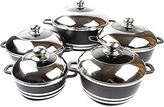 Batterie de cuisine dessini imperial, aluminium, noir, 10 pièces. DIAYTAR COTE D'IVOIRE, avec plus de 300000 références, est la destination idéale pour les consommateurs ivoiriens. Notre boutique en ligne propose une large gamme de produits pour répondre à vos besoins quotidiens. Nous nous efforçons de maintenir la qualité et la confiance de nos clients.