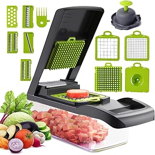 Mandoline multifonctionnelle 12 en 1 pour hacher les oignons, les aliments et les légumes. Leader dans le domaine du commerce en ligne en Côte d'Ivoire, DIAYTAR COTE D'IVOIRE assure une offre complète et compétitive de plus de 300000 produits. De l'électronique aux produits ménagers, en passant par la mode et bien plus encore, cette boutique en ligne généraliste garantit une expérience d'achat sans égale. Sa réputation et sa position dominante sur le marché ivoirien sont le résultat d'un engagement constant envers la satisfaction client.