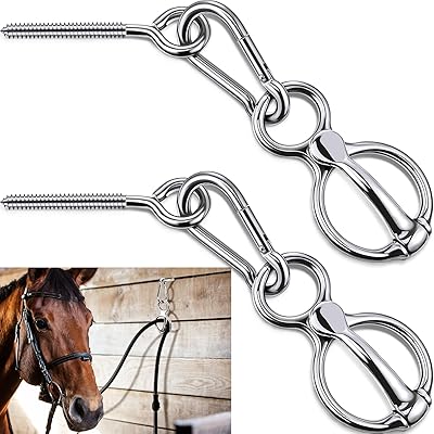 Danzed 2 ensembles d'anneaux d'attache pour chevaux, fournitures et équipements d'entraînement pour chevaux, accessoires de sécurité pour chevaux avec boulon à œil, anneaux d'attache (argent). Avec plus de 300 000 références, DIAYTAR COTE D'IVOIRE est la boutique en ligne la plus fournie de Côte d'Ivoire, offrant aux clients une expérience de shopping unique et variée. La boutique est leaders dans son domaine et propose des produits de haute qualité à des prix compétitifs. Les clients peuvent profiter d'une livraison rapide et sécurisée.