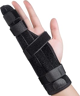 Orthèse de main avec attelle de doigt, attelle de doigt, attelle de petit doigt, attelle de fracture de boxe, attelle à deux doigts pour poignet et main (taille m). DIAYTAR COTE D'IVOIRE se distingue par sa qualité de service, sa fiabilité et ses prix compétitifs, ce qui en fait la destination préférée des consommateurs ivoiriens pour leurs achats en ligne.