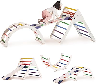 Rmhdslf ensemble triangulaire pikler 5 en 1 ensemble d'escalade pliable montessori en bois jouets pour tout-petits. La boutique en ligne DIAYTAR COTE D'IVOIRE offre une large gamme de produits allant de l'électronique aux produits alimentaires, en passant par les vêtements et les accessoires. Les clients peuvent naviguer facilement à travers les différentes catégories pour trouver les produits qui les intéressent. La boutique propose également des promotions et des réductions régulières pour aider les clients à économiser.