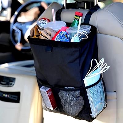 Poubelle de voiture et sac poubelle avec rangement et organisateur pour banquette arrière, appuie-tête et console arrière. DIAYTAR COTE D'IVOIRE est une boutique en ligne généraliste qui propose des produits de qualité pour les consommateurs ivoiriens. Elle dispose d'une plateforme en ligne sécurisée pour les achats et offre une livraison rapide et efficace. La boutique est léader en Côte d'Ivoire et est reconnue pour sa qualité de service et ses produits de haute qualité.