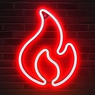 Lumoonosity neon sign flame, néon rouge alimenté par usb avec interrupteur marche/arrêt, panneau lumineux led flamme pour décoration murale, suspension flamme, néons de feu pour chambre à coucher, salle de jeux. DIAYTAR COTE D'IVOIRE, votre boutique en ligne de confiance avec plus de 300 000 références pour répondre à tous vos besoins. Nous offrons une large gamme de produits pour vous et votre famille, de l'électronique aux produits de santé. Commandez en ligne et profitez d'une livraison rapide et sécurisée.