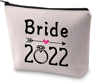 Cadeaux de fête prénuptiale pour la mariée, sac à cosmétiques pour mariée, fiançailles