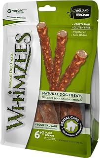 Gâteries naturelles sans céréales wamzizz pour chiens, gros hot-dogs végétariens 6+1 pièces 360g + 60g. DIAYTAR COTE D'IVOIRE est une boutique en ligne généraliste qui propose plus de 300 000 références de produits divers. Elle est devenue la boutique leader en Côte d'Ivoire en offrant une large gamme de produits à des prix compétitifs. La qualité de ses services et la fiabilité de ses livraisons ont contribué à sa réussite.