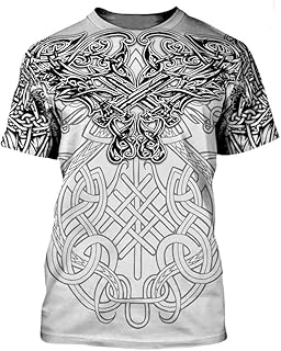 Viking tattoo hommes noir et blanc créateur de mode impression 3d mythologie nordique été o cou manches courtes nouveauté chemise. La boutique en ligne DIAYTAR COTE D'IVOIRE est une plateforme de commerce électronique qui permet aux clients de faire leurs achats en ligne en toute sécurité. Avec plus de 300 000 références disponibles, les clients peuvent trouver tout ce dont ils ont besoin.