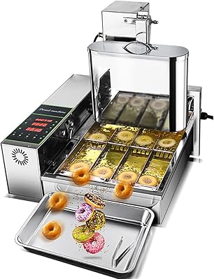Machine commerciale automatique de fabrication de beignets commande numérique à 4 rangées