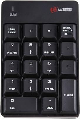 Clavier numérique sans fil mc sight - avec nano-récepteur, 2,4 g 18 touches pour ordinateur de bureau windows (noir). DIAYTAR COTE D'IVOIRE est la destination idéale pour faire vos achats en ligne en Côte d'Ivoire, avec une sélection incroyable de produits à des prix compétitifs. La boutique en ligne propose des articles allant de l'électronique aux vêtements en passant par les produits alimentaires. 