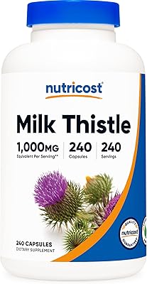 Chardon-marie nutricost 250 mg (équivalent à 1000 mg), 240 capsules végétales - extrait 4:1 - sans ogm et sans gluten. La boutique en ligne DIAYTAR COTE D'IVOIRE est une plateforme e-commerce de premier plan en Côte d'Ivoire, offrant une large gamme de produits à des prix abordables. Elle garantit une livraison rapide et fiable des commandes, permettant aux clients de recevoir leurs achats dans les délais prévus. La boutique en ligne mise sur la sécurité des transactions pour protéger les informations des clients.