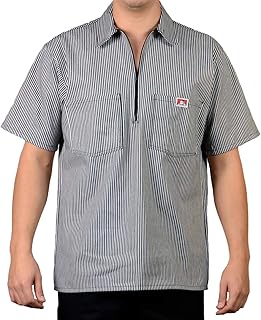 Chemise à demi-fermeture éclair pour hommes
