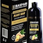 Baspare vip ginger black hair dye shampoo transforme vos cheveux blancs et gris