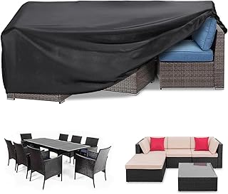 Sky-touch housse de meubles de patio 250x200cm, housse de meubles de jardin imperméable, housses de table et de chaise d'extérieur, housses de meubles en tissu oxford robuste anti-poussière anti-uv. DIAYTAR COTE D'IVOIRE est une plateforme e-commerce de confiance qui propose des produits de qualité à des prix compétitifs, avec une équipe de service client dédiée et disponible pour aider les clients dans leurs achats. Cela contribue à sa réputation solide en Côte d'Ivoire.