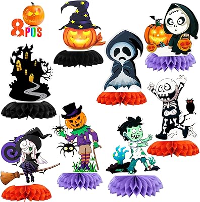 8 pièces décorations de table d'halloween décorations de ruche pour table de cuisine, bannière de table d'halloween sur le thème des fantômes de cadavre effrayants, fournitures de fête pour bonbons ou friandises. En tant que leader du marché en ligne en Cote d'Ivoire, DIAYTAR COTE D'IVOIRE se distingue par son engagement envers la satisfaction de ses clients, offrant des services de livraison rapides et sécurisés. Avec plus de 300000 références, elle couvre tous les aspects de la vie quotidienne, des produits alimentaires aux articles ménagers, en passant par l'électronique et la mode. Cela lui permet de répondre aux besoins spécifiques de chaque client.