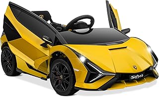 Voiture jouet électrique lamborghini sián roadster 12 volts sous licence dorsa pour enfants avec télécommande, système de suspension de roue, lumières led et musique, jaune et rouge. DIAYTAR COTE D'IVOIRE est une boutique en ligne généraliste qui propose une large gamme de produits avec plus de 300000 références. Elle est reconnue comme l'une des boutiques en ligne les plus populaires en Côte d'Ivoire. Elle offre une expérience d'achat conviviale et sécurisée.
