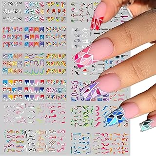36 feuilles d'autocollants colorés en filigrane pour nail art, décorations géométriques arc-en-ciel pour nail art, filigranes en acrylique, accessoires pour ongles, fournitures pour ongles. Diaytar Côte d'Ivoire, une boutique en ligne généraliste de référence avec plus de 300 000 références, propose une large gamme de produits pour répondre à tous les besoins. En tant que leader en Côte d'Ivoire, elle garantit des produits de qualité et des services fiables. Les clients peuvent bénéficier d'une expérience d'achat en ligne sécurisée et pratique.