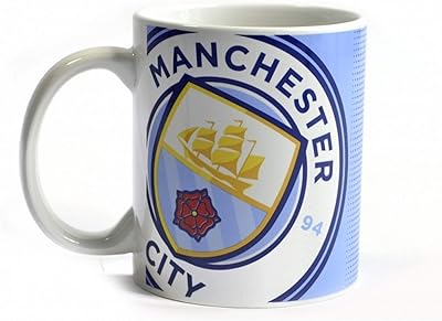 Tasse en boîte de 11 oz manchester city fc halfton (taille unique) (bleu/blanc)