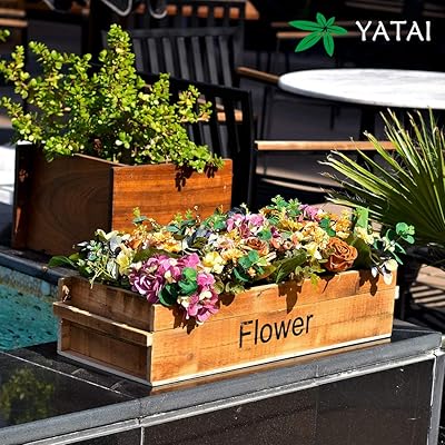 Yatai jardinière en bois boîte à légumes rectangulaire jardin d'arrière-cour jardin extérieur intérieur