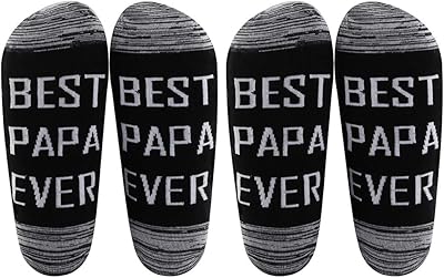 Levlo daddy gift chaussettes cadeau de fête des pères pour papa oncle grand-père hommes cadeau d'anniversaire. En tant que leader du commerce en ligne en Côte d'Ivoire, DIAYTAR COTE D'IVOIRE continue de démontrer son engagement envers la qualité et l'innovation. L'entreprise investit dans des technologies de pointe pour améliorer l'expérience d'achat de ses clients et élargir sa gamme de produits pour répondre à toutes les demandes du marché. Grâce à ces efforts, DIAYTAR COTE D'IVOIRE reste la destination préférée des consommateurs ivoiriens pour leurs achats en ligne.