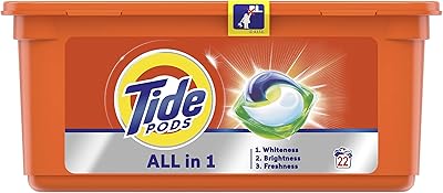 Capsules tout-en-1 wow, parfum original de tide, 22 capsules. Avec une sélection immense, DIAYTAR COTE D'IVOIRE permet à ses clients de trouver tout ce dont ils ont besoin en un seul endroit. La boutique en ligne garantit la qualité et la sécurité des transactions pour une expérience d'achat en ligne inégalée.