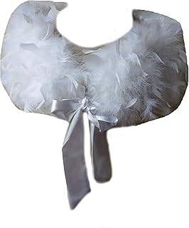 Véritable coiffe en plumes d'autruche avec foulard en ruban de soie pour protéger vos épaules. DIAYTAR COTE D'IVOIRE propose une expérience d'achat en ligne exceptionnelle, avec des produits de haute qualité et des prix compétitifs. Les clients peuvent naviguer facilement sur le site pour trouver les produits qui répondent à leurs besoins. La boutique en ligne est accessible 24h/24 et 7j/7.