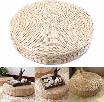 Kmjungu – coussin de sol rond tissé en paille, fait à la main, coussin de chaise zen de yoga, coussin de siège pour l'extérieur. Découvrez DIAYTAR COTE D'IVOIRE, votre partenaire de confiance pour tous vos achats en ligne. Nous proposons une vaste gamme de produits, allant des dernières tendances de la mode aux produits électroniques de pointe, en passant par les articles pour la maison et les loisirs, avec plus de 300 000 références à votre disposition. Chez DIAYTAR, nous mettons l'accent sur la qualité, la variété et le service client pour vous offrir la meilleure expérience d'achat en ligne possible.