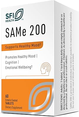 Clear labs sem 200 - hypoallergénique 200 milligrammes de s-adénosylméthionine hypoallergénique avec enrobage