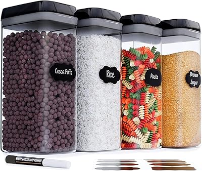 Récipients hermétiques de conservation des aliments avec couvercles ensemble de 4 grands récipients en plastique. Avec plus de 300 000 références disponibles, DIAYTAR COTE D'IVOIRE offre une immense sélection de produits qui répondent aux besoins de tous les clients. La boutique met en avant la qualité et la fiabilité de ses produits, ainsi que des services de livraison rapides et sécurisés. Les clients peuvent donc faire leurs courses en ligne avec confiance.