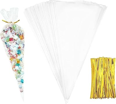 Sacs de bonbons en cellophane transparent avec triangle torsadé doré, sacs à collation en cellophane transparent pour halloween et fête de noël. Avec une gamme de produits étendue, Diaytar Côte d'Ivoire permet à ses clients de faire leurs achats en toute simplicité et rapidité. La boutique en ligne met en avant la satisfaction client comme priorité absolue, avec des services de livraison et de retour flexibles. Diaytar Côte d'Ivoire est ainsi devenue la référence pour les achats en ligne en Côte d'Ivoire.