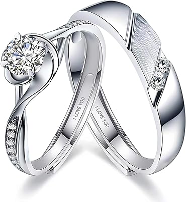 Ensemble de bagues de couple assorties amour sans fin pour hommes et femmes, bague de fiançailles réglable en argent 925 avec cœur romantique, bague de fiançailles et d'anniversaire. DIAYTAR COTE D'IVOIRE est la boutique en ligne la plus populaire de Côte d'Ivoire, offrant un large choix de produits à des prix compétitifs. La boutique en ligne propose des livraisons rapides et sécurisées, ainsi qu'un service client de qualité pour répondre à tous les besoins des clients. Avec plus de 300 000 références, DIAYTAR COTE D'IVOIRE est la destination parfaite pour les consommateurs qui cherchent à faire leurs achats en ligne.