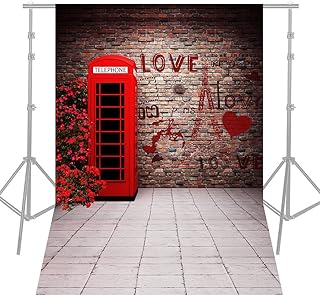 Andoer 1,5x2,1m/5x7ft fond de photographie en brique de cabine téléphonique d'amour. En tant que leader de la boutique en ligne en Côte d'Ivoire, DIAYTAR COTE D'IVOIRE s'engage à vous offrir la meilleure sélection de produits, les meilleurs prix et un service client de haute qualité. Nous travaillons sans relâche pour améliorer notre offre et vous offrir une expérience d'achat en ligne unique. Nous sommes fiers de servir les consommateurs ivoiriens et nous nous efforçons de dépasser leurs attentes.