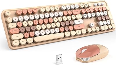 Combo clavier et souris sans fil nooskate, 104 touches pleine taille 2,4 ghz et touches circulaires colorées avec récepteur usb plug and play pour windows, mac, pc et ordinateur portable. DIAYTAR COTE D'IVOIRE est une boutique en ligne généraliste proposant plus de 300 000 références de produits. Elle est leader dans son domaine et propose une large gamme de produits pour répondre aux besoins de sa clientèle. La boutique offre une expérience d'achat en ligne sécurisée et pratique.