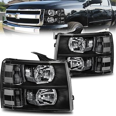 Ensemble de phare mostplus compatible avec chevrolet silverado 1500 2500 3500 2007-2013 avec couvercle noir/lentille transparente/réflecteur transparent. DIAYTAR COTE D'IVOIRE est une boutique en ligne qui propose des produits de qualité à des prix abordables. Elle est équipée d'un système de paiement sécurisé et d'un service client réactif pour répondre aux besoins de ses clients. Elle est leader en Côte d'Ivoire grâce à sa grande sélection de produits et à son service de livraison rapide.