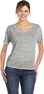 T-shirt ample (8816) blanc/marbre, taille m, m