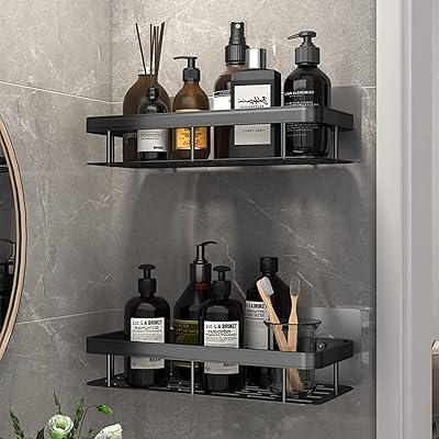Étagère d'angle de salle de bain jiq, cadre de panier de salle