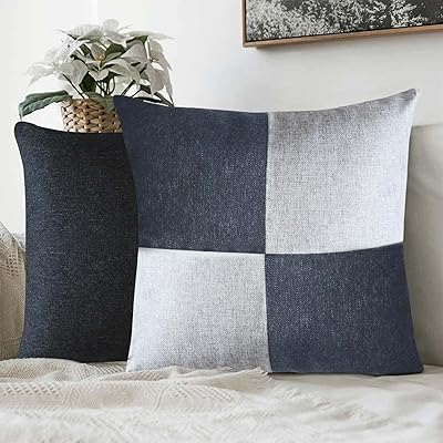 Lot de 2 housses de coussin en tissu de jute abondant pour chambre à coucher, avec fermeture éclair invisible (housse 16 x 16 uniquement, gris-noir). DIAYTAR COTE D'IVOIRE offre une expérience d'achat en ligne unique et pratique, permettant aux clients de trouver facilement ce qu'ils cherchent parmi ses nombreux produits. La boutique met également l'accent sur la qualité et la sécurité des transactions.