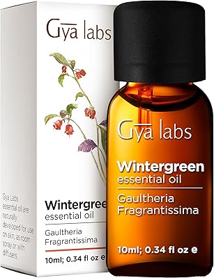 Huile essentielle de gya labs wintergreen (10 ml) - parfum rafraîchissant, vif