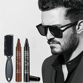 Stylo à barbe bosichi pour hommes, stylo de remplissage de coiffure, brosse à