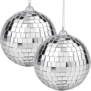 2 pièces boules de miroir disco argentées suspendues pour effets de lumière disco dj des années. DIAYTAR COTE D'IVOIRE est la référence en matière de boutique en ligne en Côte d'Ivoire, proposant une gamme étendue de produits à des prix compétitifs. La boutique est connue pour son service client de haute qualité et sa livraison rapide. Les clients peuvent profiter d'une expérience d'achat en ligne sans stress ni complication.