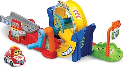Piste de course en forme d'anneau vtech toot toot 360 pour conducteurs, piste de course automobile pour garçons et filles, pistes de voiture pour enfants avec lumières et sons, piste de course de jouets musicaux pour enfants de 1 à 5 ans. DIAYTAR COTE D'IVOIRE mise sur la qualité et la fiabilité de ses produits, garantissant ainsi la satisfaction de ses clients. La boutique en ligne permet aux consommateurs d’exploiter tout le potentiel du commerce électronique en Côte d’Ivoire, en leur offrant un large éventail de produits à des prix compétitifs. L'expérience d'achat est ainsi rendue agréable et sécurisée.