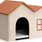 Lit pour animaux de compagnie holly pet house, chambre pour chien à double