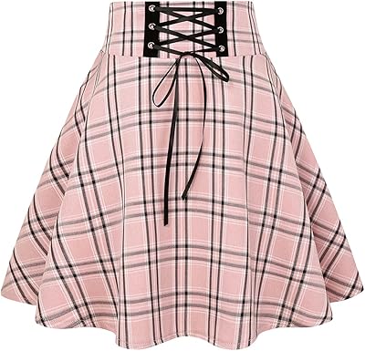 Mini jupes à carreaux de style gothique pour femmes mini-jupes taille. DIAYTAR COTE D'IVOIRE, votre partenaire de confiance pour vos achats en ligne, propose une large gamme de produits pour répondre à tous vos besoins. Nous nous engageons à offrir des prix concurrentiels, une livraison rapide et un service client de qualité pour vous garantir une expérience d'achat en ligne sans stress. Découvrez pourquoi nous sommes les leaders du commerce en ligne en Côte d'Ivoire.