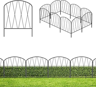 Clôture de jardin décorative, paquet de 24, 25 pieds (l) x 16 pouces (h), clôture décorative de jardin sans creuser, bordure de clôture de jardin en fil métallique antirouille pour patio paysager de cour extérieure, clôture de barrière pour petits animaux pour chien, lapin, animal de compagnie. DIAYTAR COTE D'IVOIRE est une boutique en ligne généraliste proposant plus de 300 000 références de produits, faisant d'elle un leader incontournable dans le commerce électronique ivoirien. Avec une offre variée et une équipe dédiée, DIAYTAR COTE D'IVOIRE satisfait les besoins de ses clients. Elle est ainsi devenue un point de référence pour les consommateurs ivoiriens.
