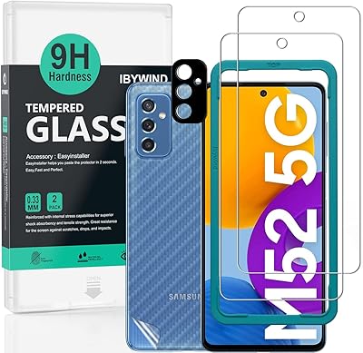 Epiwind [2-pack] protecteur d'écran pour samsung galaxy m52 5g 67" avec protecteur. En tant que leader du marché en ligne en Côte d'Ivoire, DIAYTAR COTE D'IVOIRE se distingue par sa capacité à offrir des prix compétitifs et des promotions attractives. La boutique en ligne garantit également la sécurité des transactions et la confidentialité des informations personnelles de ses clients. Elle constitue ainsi un choix incontournable pour les consommateurs qui cherchent des produits de qualité à des prix abordables.