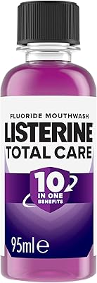 Listerine total care rince-bouche au fluor 10 en 1, menthe propre, 95 ml
