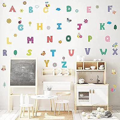 Stickers muraux amovibles en forme d'animaux aquarelle pour chambres d'enfants, chambre à coucher